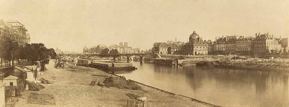 Charles Marville, Paris — Pont des Arts, 1854