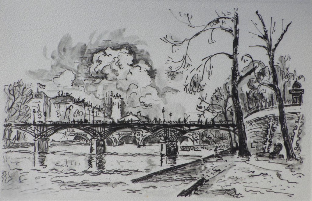 Paul Signac, le Pont des Arts, 1950
